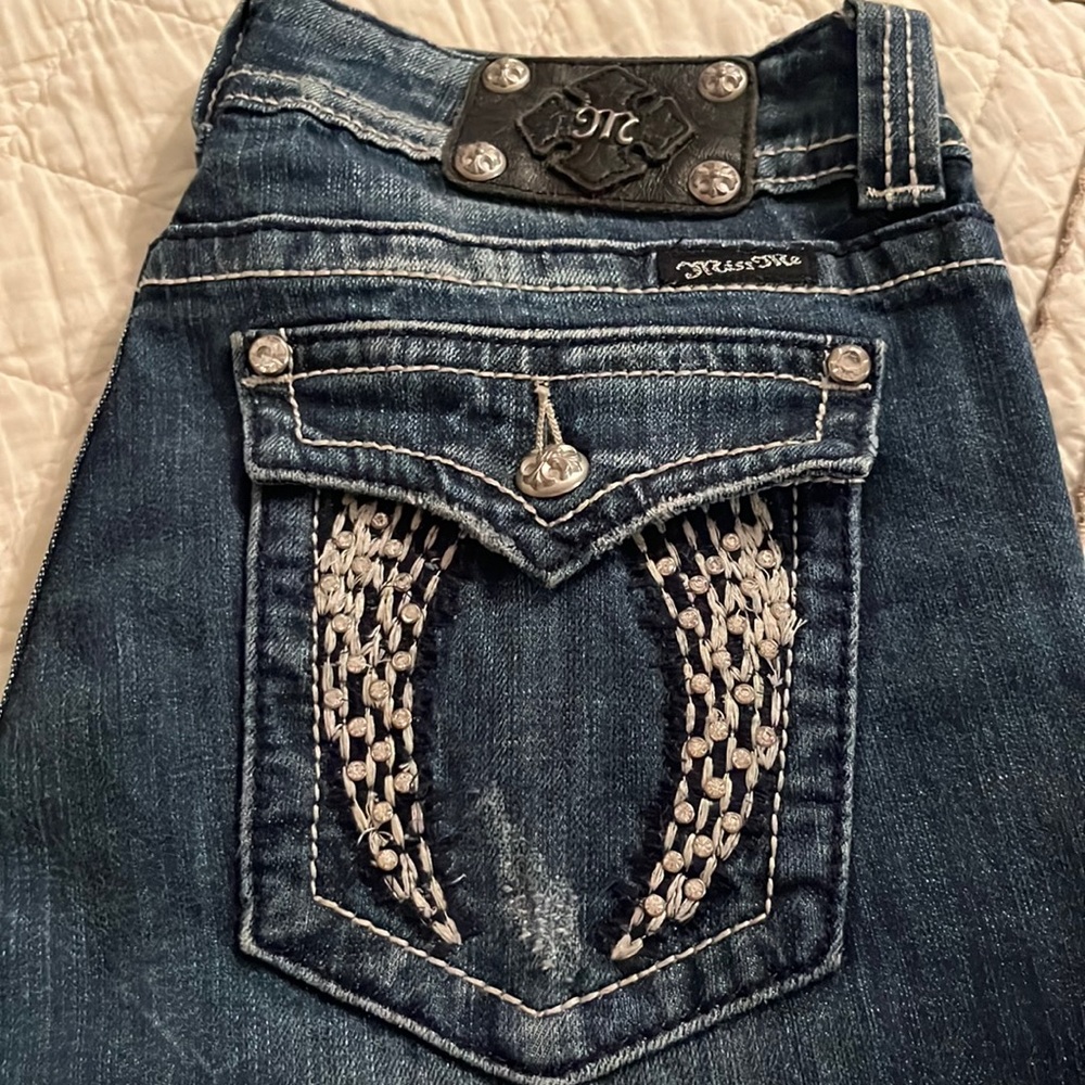 Miss Me Wings Bootcut Jeans